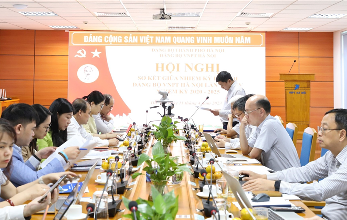 Đảng bộ VNPT Hà Nội sơ kết giữa nhiệm kỳ thực hiện Nghị quyết Đại hội lần thứ XV, nhiệm kỳ 2020 - 2025