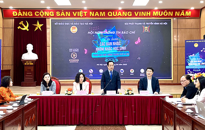 Tổ chức Liên hoan các ban nhạc học sinh THPT vào ngày 14-4