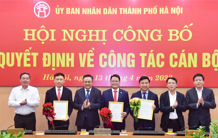 Lễ công bố quyết định điều động, bổ nhiệm cán bộ tại Sở Thông tin và Truyền thông, Báo Hànộimới, Báo Kinh tế & Đô thị