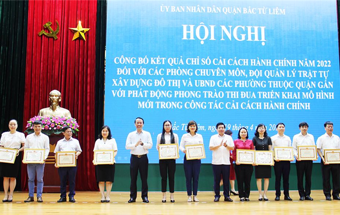 Quận Bắc Từ Liêm: Tăng cường trách nhiệm người đứng đầu trong lãnh đạo, chỉ đạo và tổ chức thực hiện cải cách hành chính
