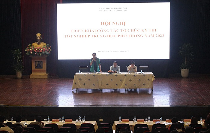 Sở Giáo dục và Đào tạo Hà Nội triển khai công tác tổ chức kỳ thi tốt nghiệp THPT năm 2023