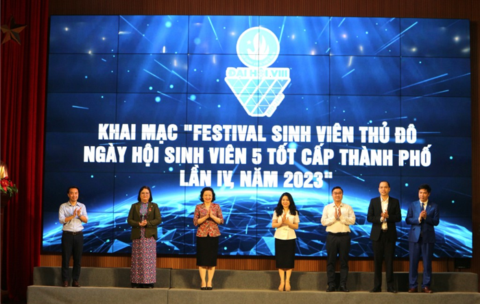 Hơn 5.000 đoàn viên, sinh viên tham gia “Ngày hội Sinh viên 5 tốt” cấp thành phố lần thứ IV, năm 2023
