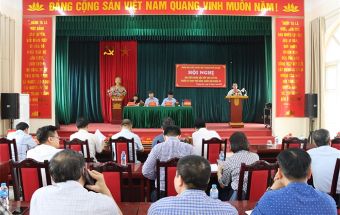 Đoàn đại biểu Quốc hội thành phố tiếp xúc cử tri trước kỳ họp thứ 5, Quốc hội khoá XV