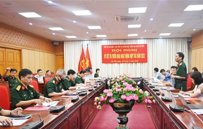 Viettel và các đơn vị Quân đội trên địa bàn Hà Nội ký kết và triển khai hoạt động hợp tác phối hợp