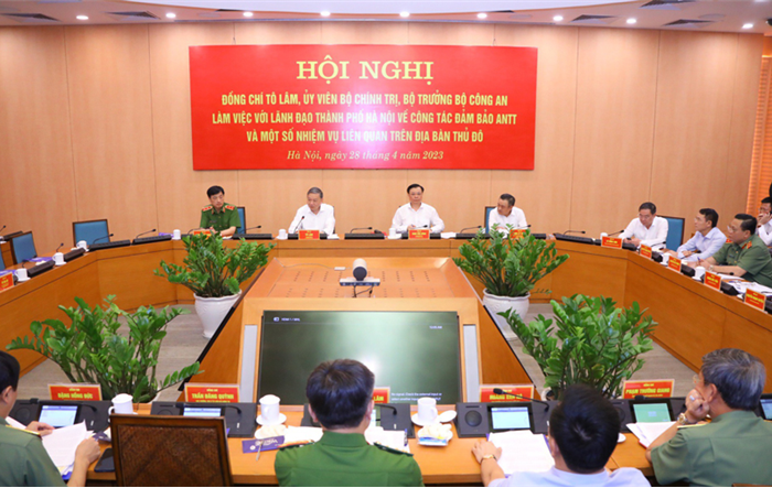 Tăng cường công tác phối hợp giữa Bộ Công an và thành phố Hà Nội