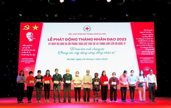 Hội Chữ thập đỏ thành phố phát động Tháng nhân đạo năm 2023