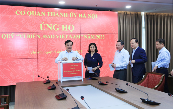 Thành phố Hà Nội hưởng ứng lời kêu gọi ủng hộ Quỹ "Vì biển, đảo Việt Nam" năm 2023