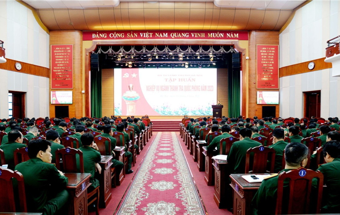 Hội nghị tập huấn nghiệp vụ ngành Thanh tra quốc phòng năm 2023
