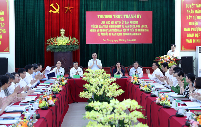 Tháo gỡ "điểm nghẽn", tập trung khơi thông nguồn lực để Đan Phượng phát triển thành quận 