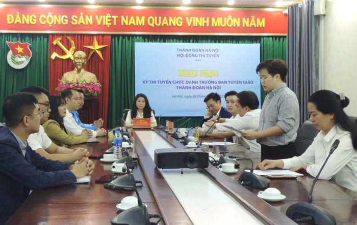 Khai mạc kỳ thi tuyển chức danh Trưởng ban Tuyên giáo Thành đoàn