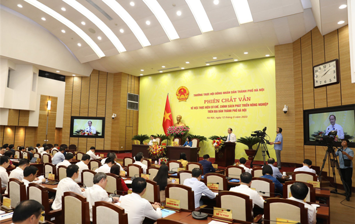 Phiên chất vấn của HĐND thành phố Hà Nội về thực hiện cơ chế, chính sách phát triển nông nghiệp