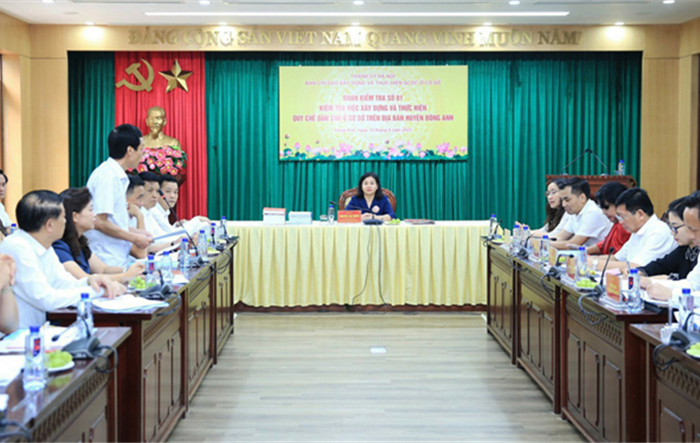 Mở rộng thực hiện Quy chế dân chủ ở cơ sở gắn với các nhiệm vụ trọng tâm của Thành phố