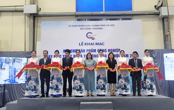 Khai mạc Hội chợ sản phẩm công nghiệp, máy móc thiết bị và tự động hóa Hà Nội, năm 2023