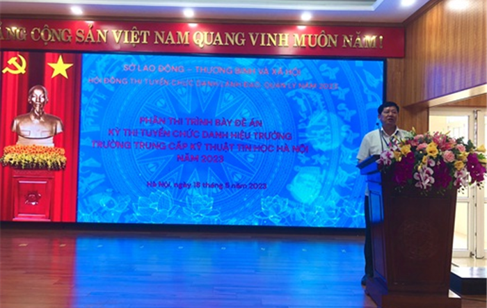 Sở Lao động - Thương binh và Xã hội tổ chức thi tuyển chức danh lãnh đạo quản lý Trường Trung cấp kỹ thuật tin học Hà Nội