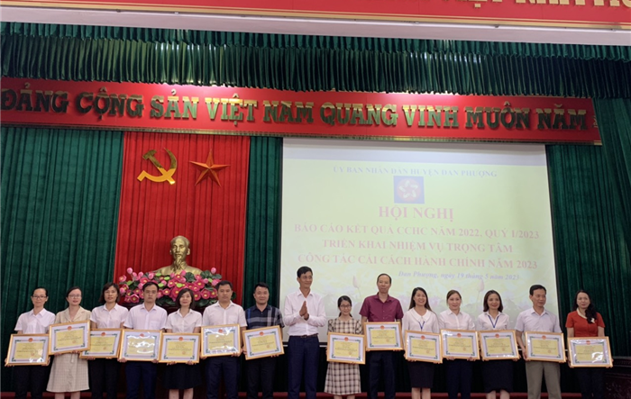 Huyện Đan Phượng nhiều sáng kiến được áp dụng trong công tác cải cách hành chính