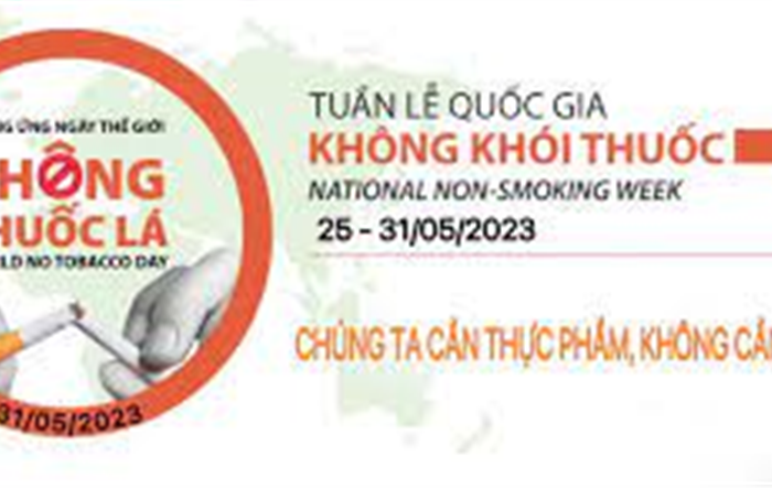 Hưởng ứng Ngày Thế giới không thuốc lá 31-5 và Tuần lễ Quốc gia không thuốc lá