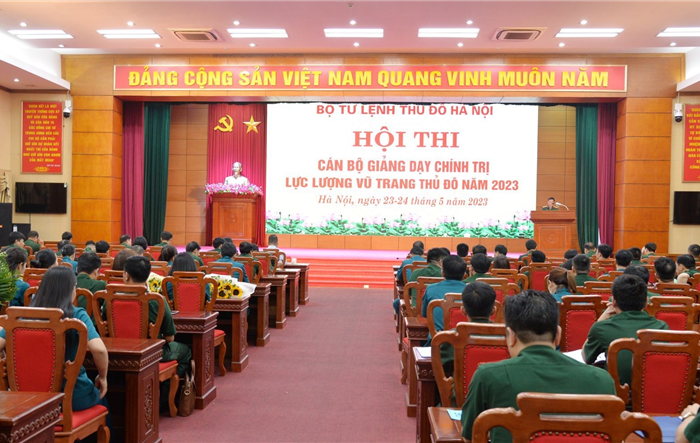 Hội thi Cán bộ giảng dạy chính trị năm 2023 thành công tốt đẹp