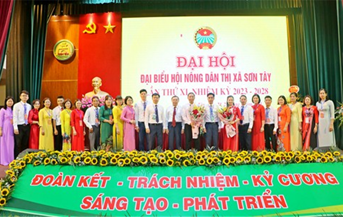 Đại hội đại biểu Hội Nông dân thị xã Sơn Tây lần thứ XI, nhiệm kỳ 2023 - 2028