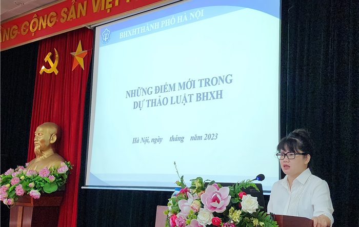 Quận Cầu Giấy: Phổ biến một số điểm mới đáng chú ý tại dự thảo Luật Bảo hiểm xã hội (sửa đổi)