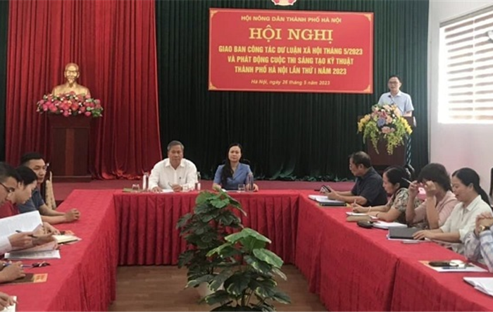 Hội Nông dân thành phố phát động hưởng ứng cuộc thi Sáng tạo Kỹ thuật thành phố Hà Nội lần thứ nhất năm 2023