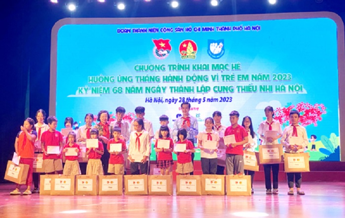 Thiếu nhi Thủ đô tưng bừng khai mạc hè và hưởng ứng Tháng hành động vì trẻ em năm 2023 