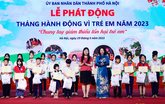 Phát động Tháng hành động Vì trẻ em thành phố Hà Nội năm 2023