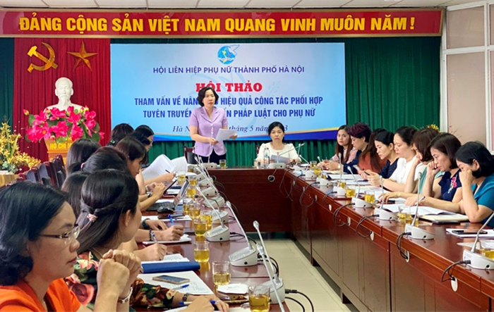 Nâng cao hiệu quả công tác phối hợp tuyên truyền và tư vấn pháp luật cho phụ nữ