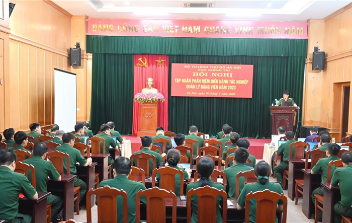 Hội nghị tập huấn phần mềm "Điều hành tác nghiệp quản lý đảng viên"