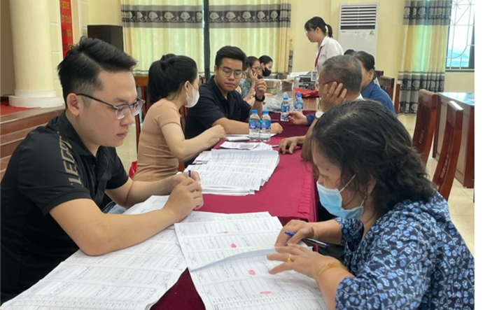Huyện Thường Tín hoàn thành chi trả 41 tỷ đồng liên quan đến đường Vành đai 4 qua xã Văn Bình