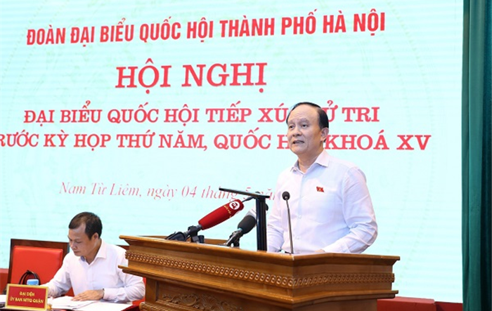 Cử tri quận Nam Từ Liêm kiến nghị bố trí địa điểm nhà ở xã hội phù hợp