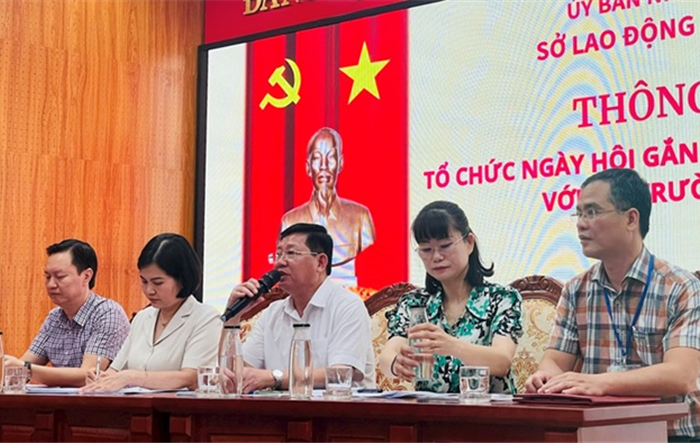 Thông tin về công tác tổ chức Ngày hội gắn kết giáo dục nghề nghiệp Thủ đô với thị trường lao động năm 2023