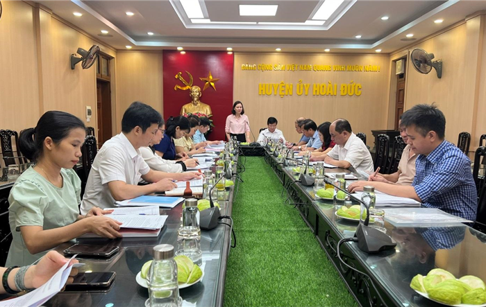 Chuẩn bị chu đáo các điều kiện tổ chức Đại hội Đại biểu Hội Nông dân huyện Hoài Đức nhiệm kỳ 2023-2028