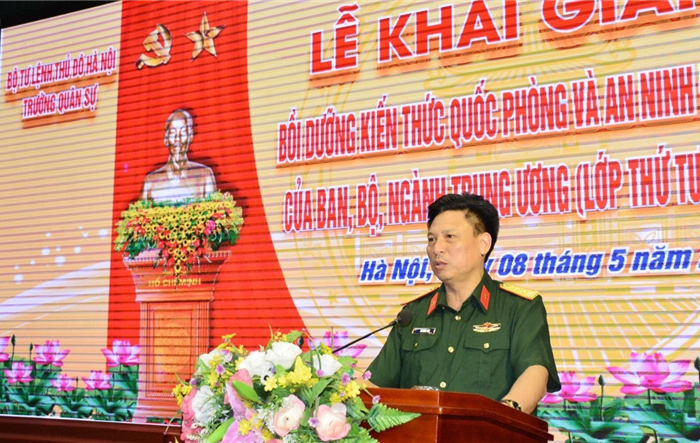 Lễ khai giảng lớp thứ tư bồi dưỡng kiến thức quốc phòng và an ninh cho cán bộ đối tượng 3