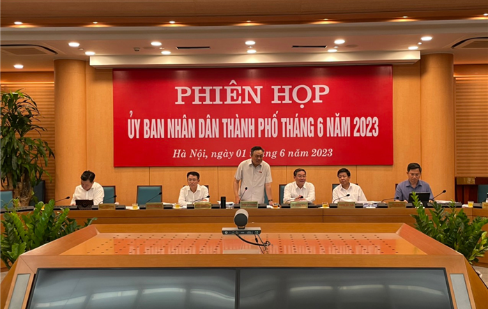 UBND Thành phố Hà Nội tổ chức phiên họp thường kỳ tháng 6-2023