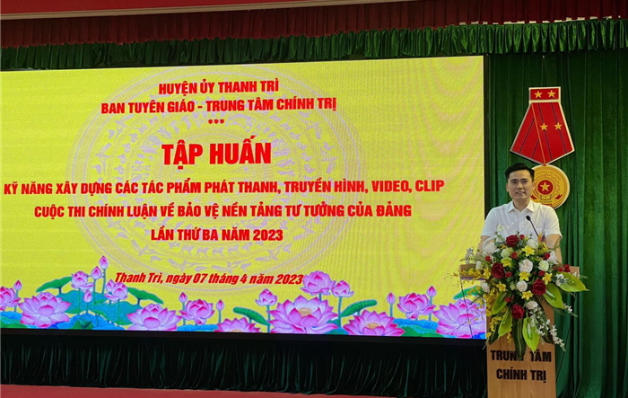 Huyện Thanh Trì: 1.481 tác phẩm tham gia cuộc thi chính luận về bảo vệ nền tảng tư tưởng của Đảng lần thứ Ba, năm 2023