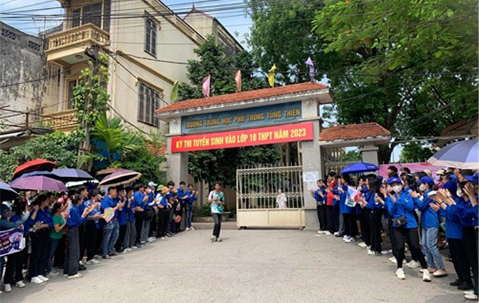 Hơn 2.200 thí sinh thị xã Sơn Tây tham dự kỳ thi tuyển sinh vào lớp 10 THPT