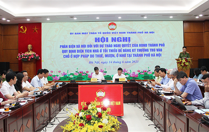 Nhiều ý kiến đóng góp với dự thảo Nghị quyết quy định diện tích nhà ở tối thiểu để đăng ký thường trú