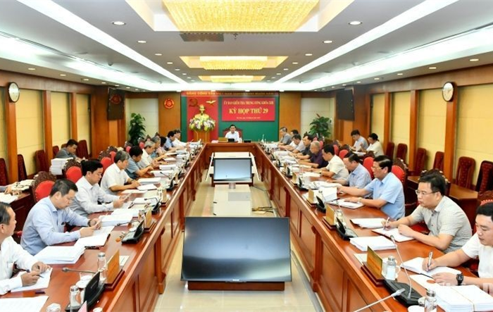 Thông cáo báo chí Kỳ họp thứ 29 của Ủy ban Kiểm tra Trung ương