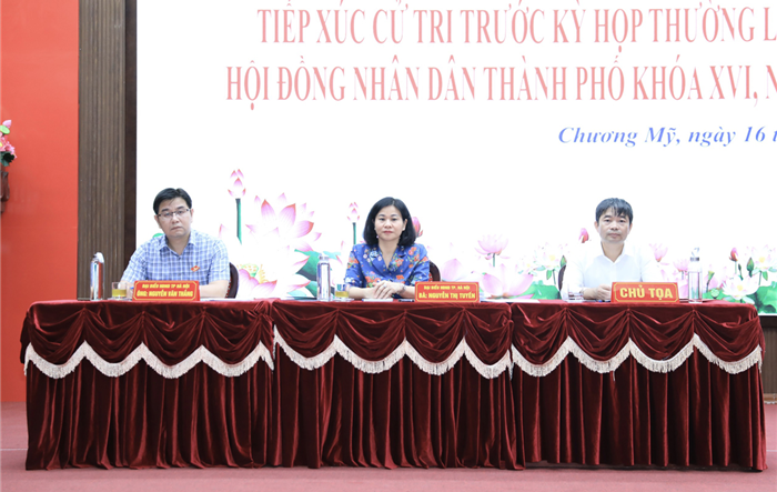 Phó Bí thư Thường trực Thành uỷ Nguyễn Thị Tuyến: Tập trung giải quyết những kiến nghị cử tri quan tâm
