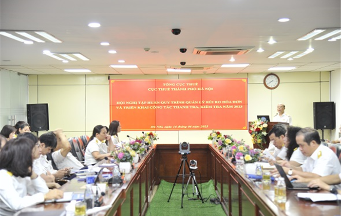 Cục Thuế thành phố: Tập huấn quy trình quản lý rủi ro hóa đơn và triển khai công thanh tra, kiểm tra năm 2023