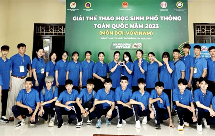 Đoàn học sinh thành phố giành 59 huy chương tại Giải Thể thao học sinh phổ thông toàn quốc năm 2023