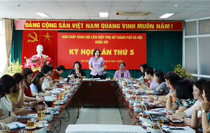 Hội nghị lần thứ năm Ban Chấp hành Hội Liên hiệp phụ nữ thành phố Hà Nội, khoá XVI