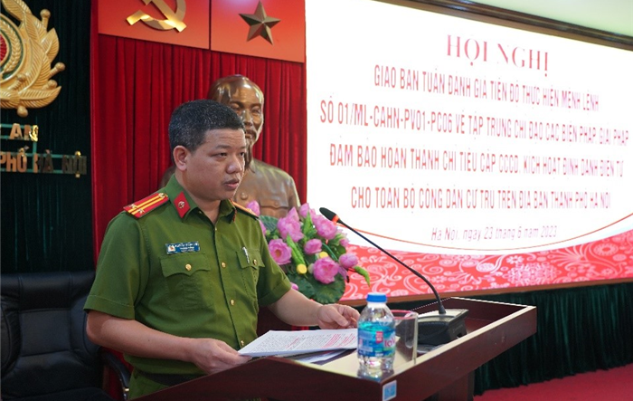 Thực hiện Mệnh lệnh 01 của Giám đốc Công an thành phố: “Mọi biện pháp được áp dụng để đảm bảo chỉ tiêu khi về đích”