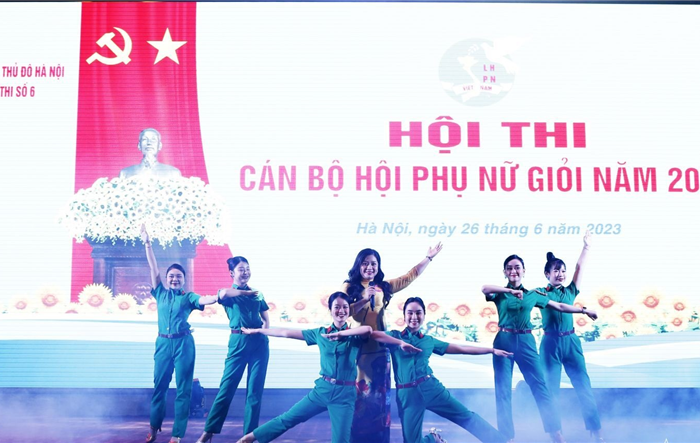 Từng bừng Hội thi Cán bộ phụ nữ giỏi 2023