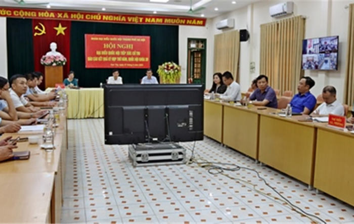 Đại biểu Quốc hội thành phố Hà Nội tiếp xúc cử tri sau kỳ họp thứ năm, Quốc hội khóa XV