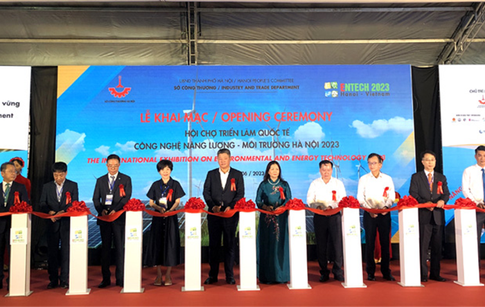Khai mạc Triển lãm quốc tế công nghệ năng lượng - môi trường Hà Nội 2023 với chủ đề “Năng lượng sạch-Môi trường xanh”