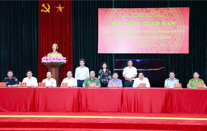 Tăng cường phối hợp giữa các cơ quan Nội chính, tư pháp thành phố, phấn đấu hoàn thành xuất sắc nhiệm vụ