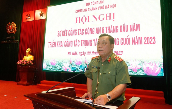 Công an Hà Nội triển khai nhiệm vụ trọng tâm 6 tháng đầu năm 2023