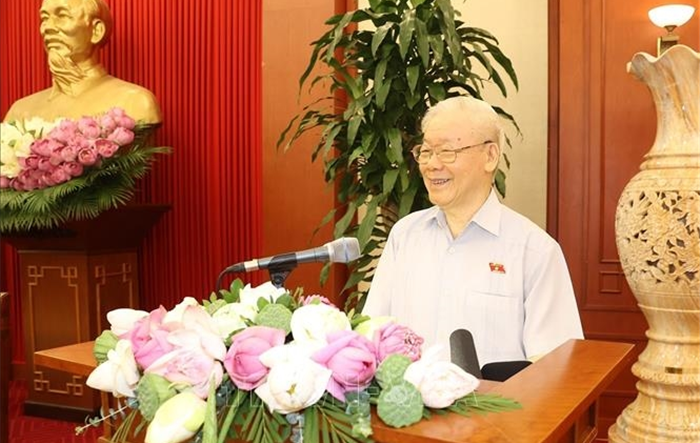 Toàn văn phát biểu của Tổng Bí thư Nguyễn Phú Trọng tại cuộc gặp mặt các nữ đại biểu Quốc hội khóa XV