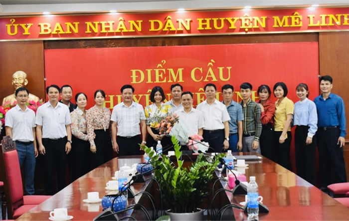 Hội nghị công bố quyết định bổ nhiệm Giám đốc Trung tâm Văn hóa - Thông tin và Thể thao huyện Mê Linh